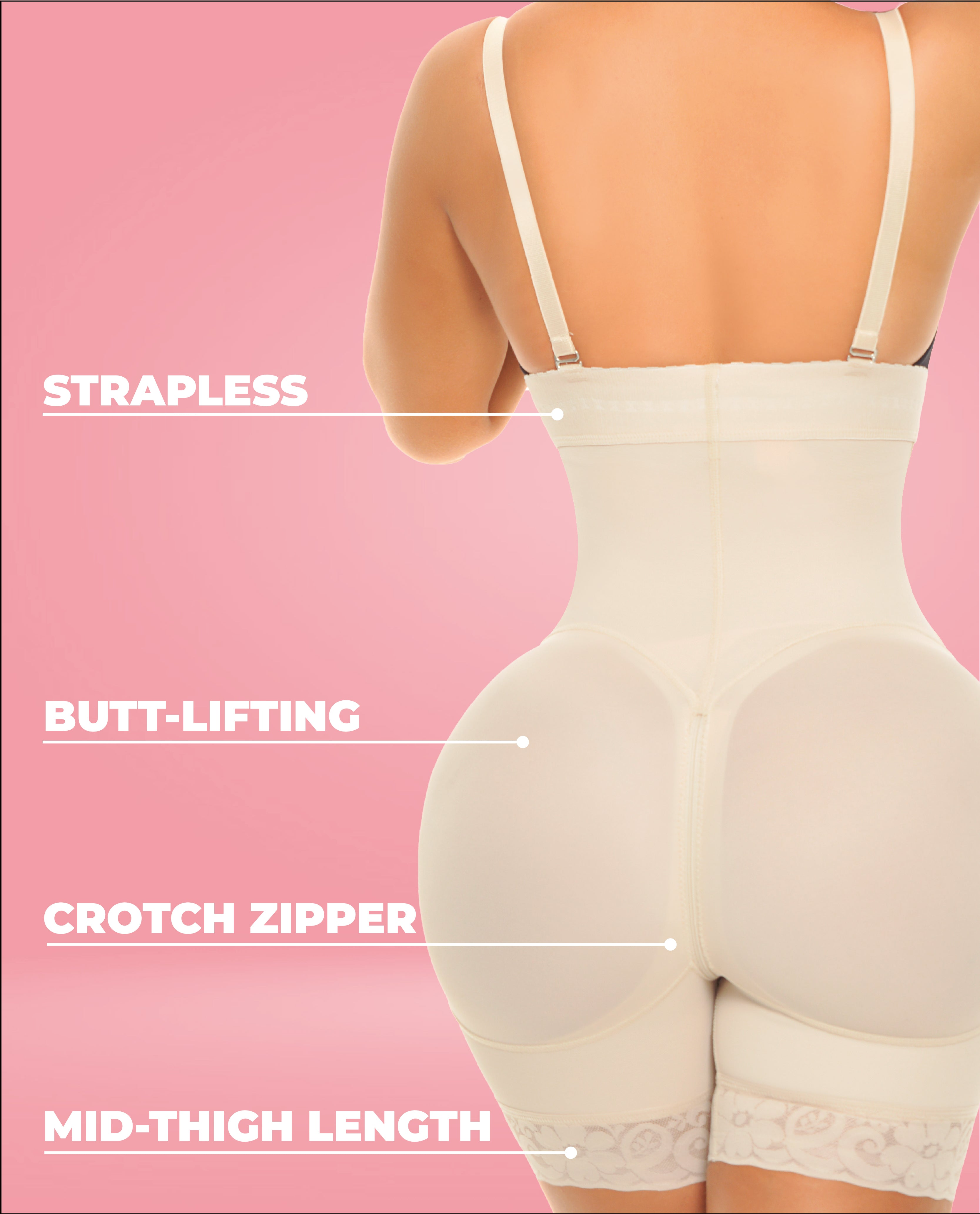 Fantastic shapewear – high compression waist and butt lifter girdle