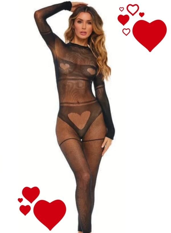 Mad Love Bodystocking Long Sleeve - Image 3