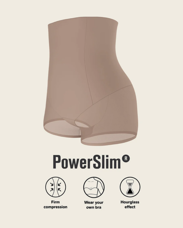 High-waist sculpting shaper shorts with invisible finish