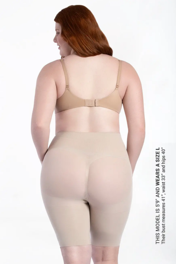 "Thigh Shaper Second Skin – Seamless Compression Shapewear for Waist, Hips & Thighs"