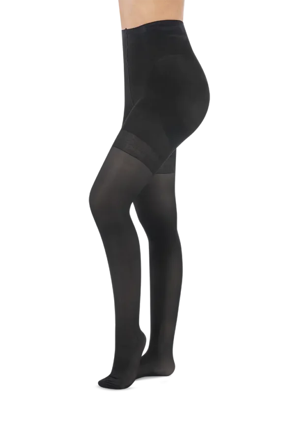 Support Pantyhose – Butt-Lifting, Double-Layered, 40 Denier | Comfortable & Stylish"